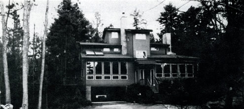 Photo: Conventional passive solar home